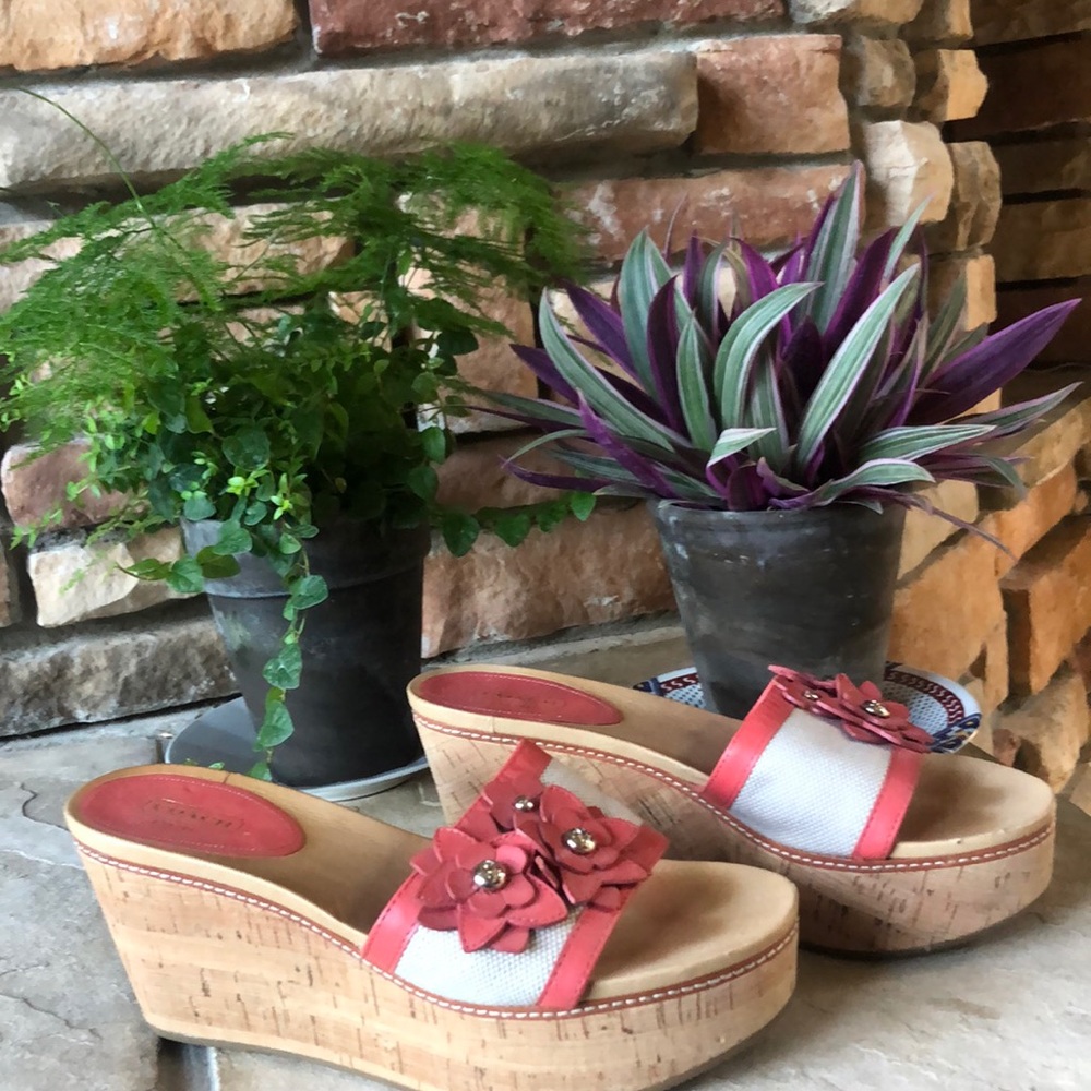 Coach Wedge Sandals